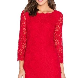 Diane von Furstenberg Red Zarita dress